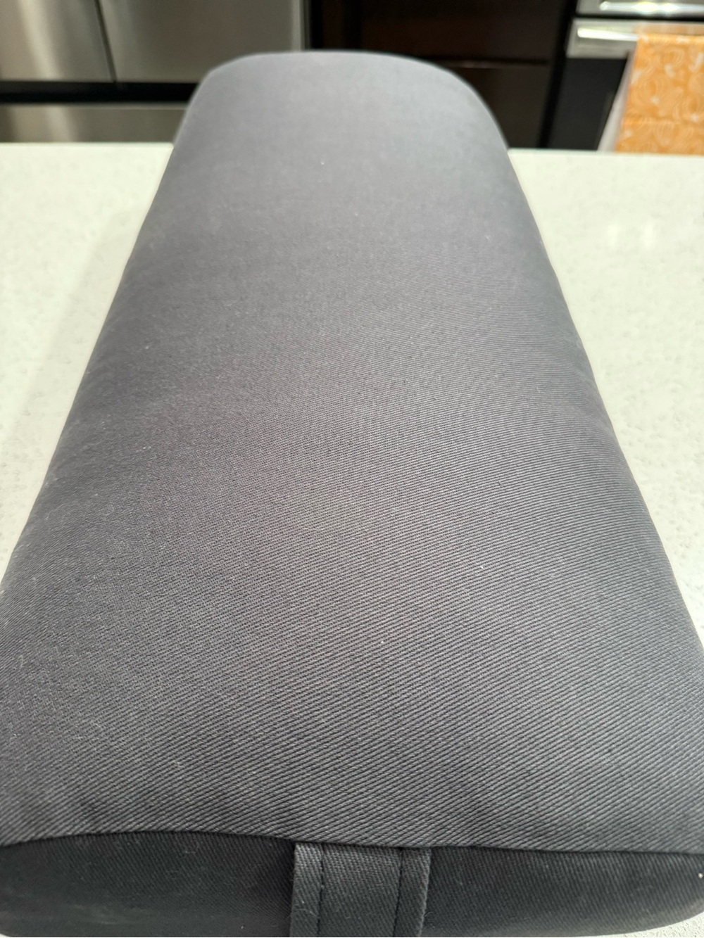 Hugger Mugger Standard Yoga Bolster Dark Gray Women's Lumbar Support Pillow - Picture 6 of 16